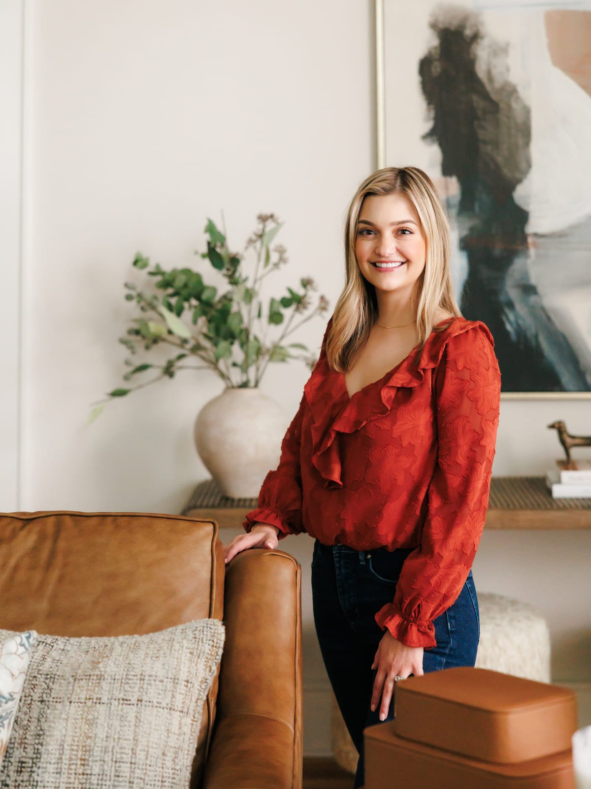 Rachel, designer at Rebecca Driggs Interiors